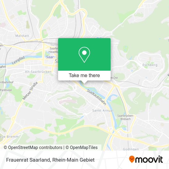 Карта Frauenrat Saarland