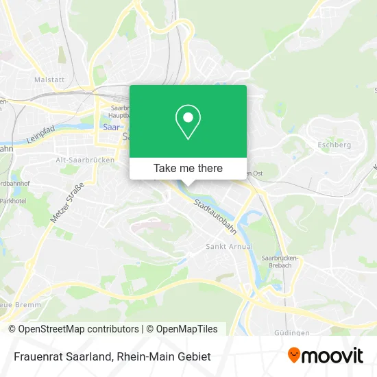 Карта Frauenrat Saarland