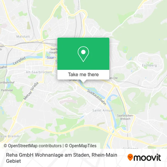 Карта Reha GmbH Wohnanlage am Staden
