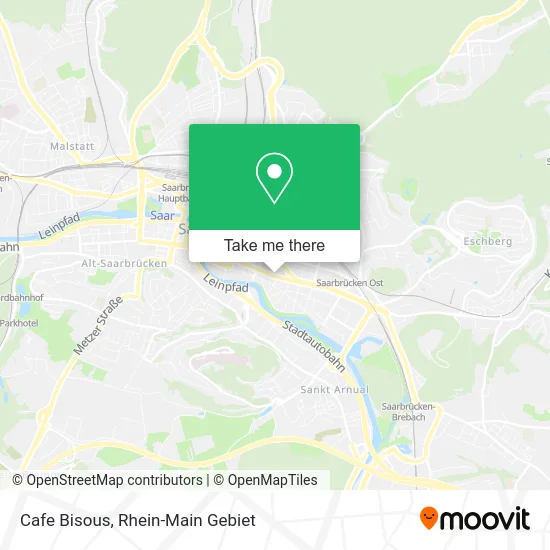 Cafe Bisous map