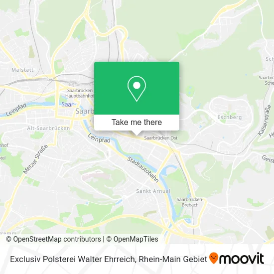 Карта Exclusiv Polsterei Walter Ehrreich