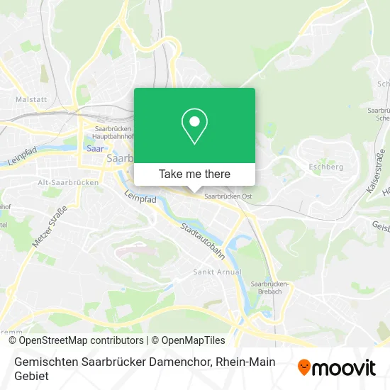 Карта Gemischten Saarbrücker Damenchor