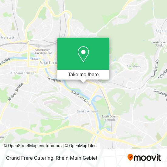 Карта Grand Frère Catering