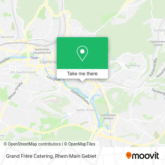 Карта Grand Frère Catering