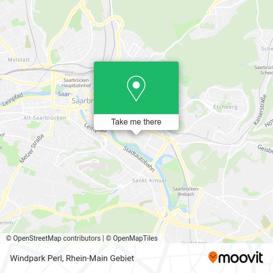 Windpark Perl map