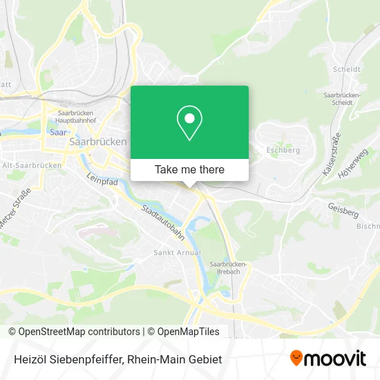 Карта Heizöl Siebenpfeiffer