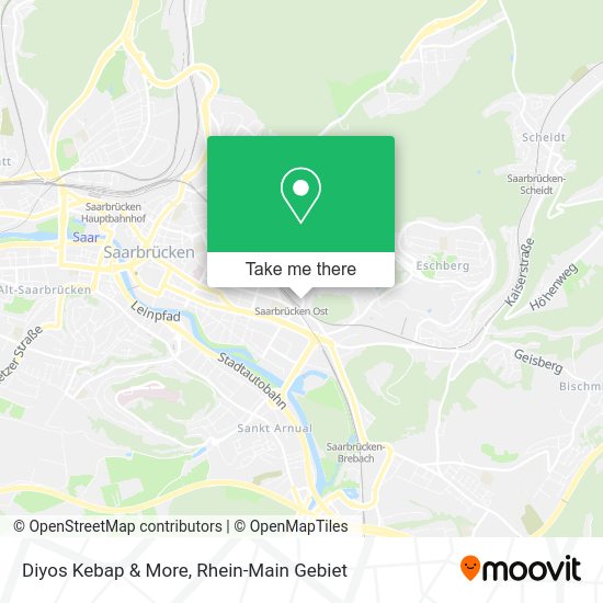 Карта Diyos Kebap & More