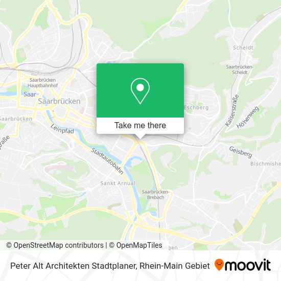 Карта Peter Alt Architekten Stadtplaner