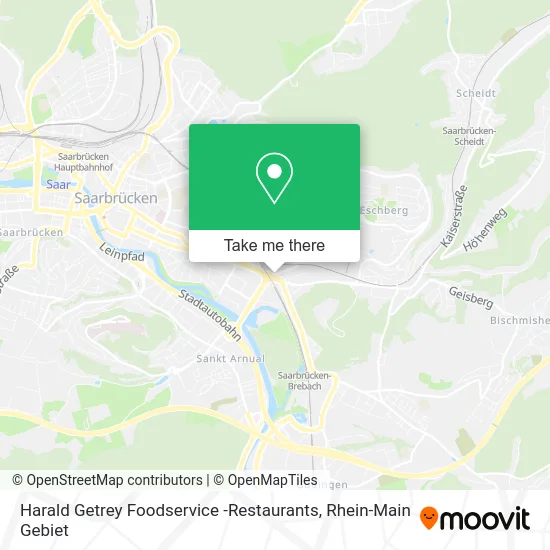 Карта Harald Getrey Foodservice -Restaurants