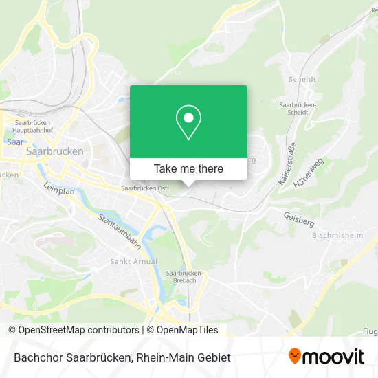 Карта Bachchor Saarbrücken