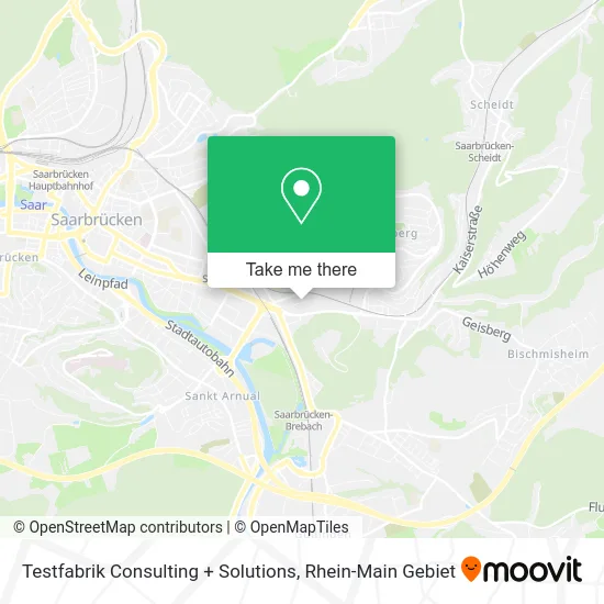 Карта Testfabrik Consulting + Solutions