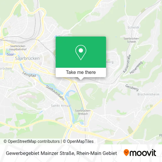 Карта Gewerbegebiet Mainzer Straße