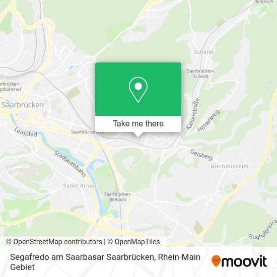 Карта Segafredo am Saarbasar Saarbrücken