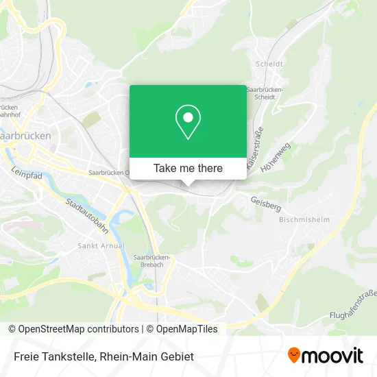 Карта Freie Tankstelle