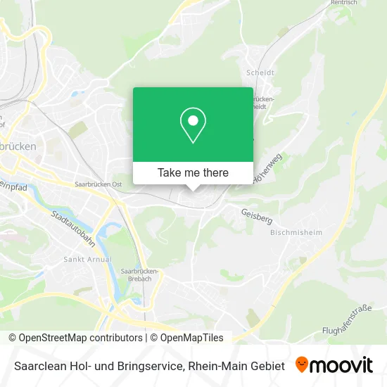 Карта Saarclean Hol- und Bringservice