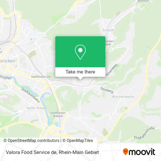 Карта Valora Food Service de
