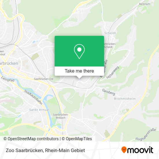 Карта Zoo Saarbrücken