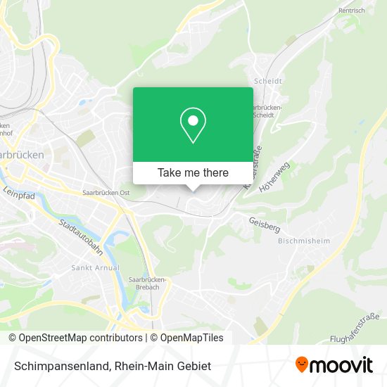 Карта Schimpansenland