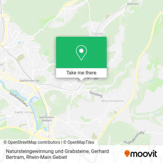 Карта Natursteingewinnung und Grabsteine, Gerhard Bertram