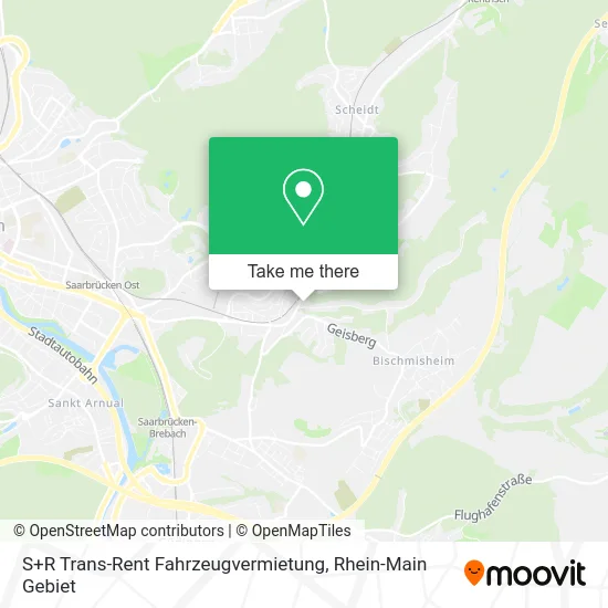 Карта S+R Trans-Rent Fahrzeugvermietung