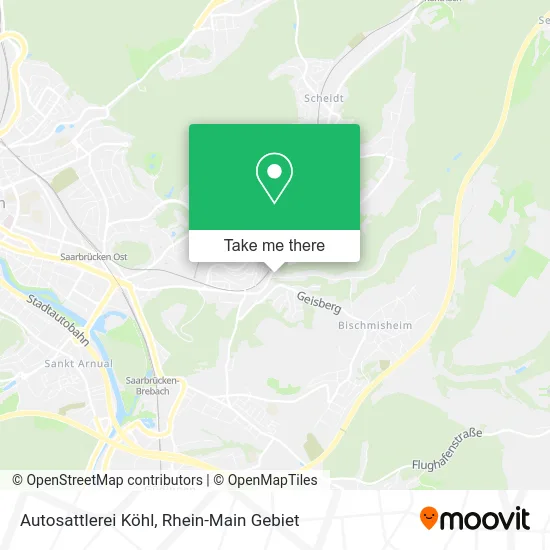 Карта Autosattlerei Köhl