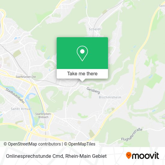 Карта Onlinesprechstunde Cmd