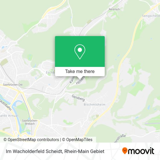 Карта Im Wacholderfeld Scheidt