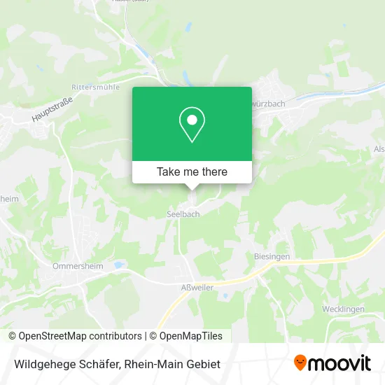 Карта Wildgehege Schäfer
