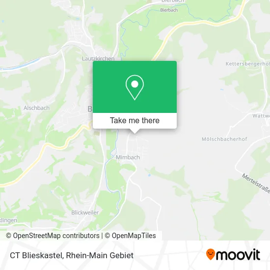 Карта CT Blieskastel