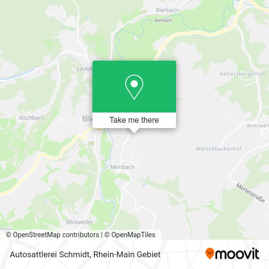 Карта Autosattlerei Schmidt