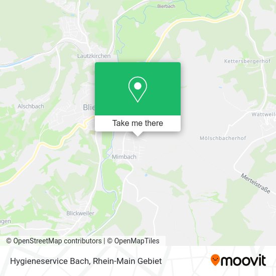 Карта Hygieneservice Bach