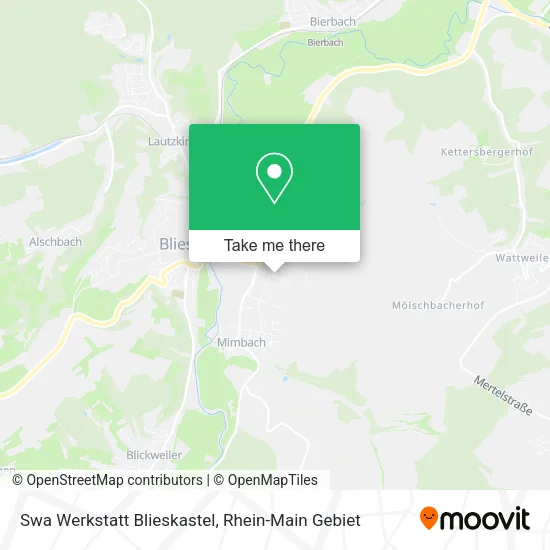 Карта Swa Werkstatt Blieskastel