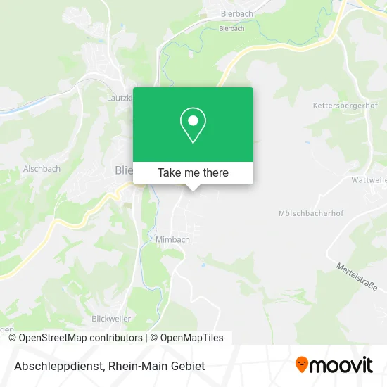 Карта Abschleppdienst