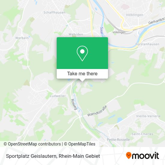 Карта Sportplatz Geislautern