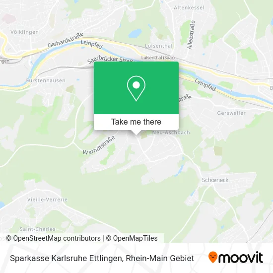 Карта Sparkasse Karlsruhe Ettlingen