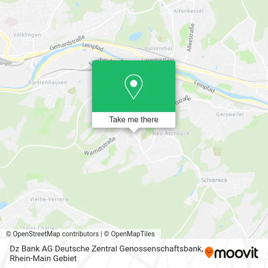 Карта Dz Bank AG Deutsche Zentral Genossenschaftsbank