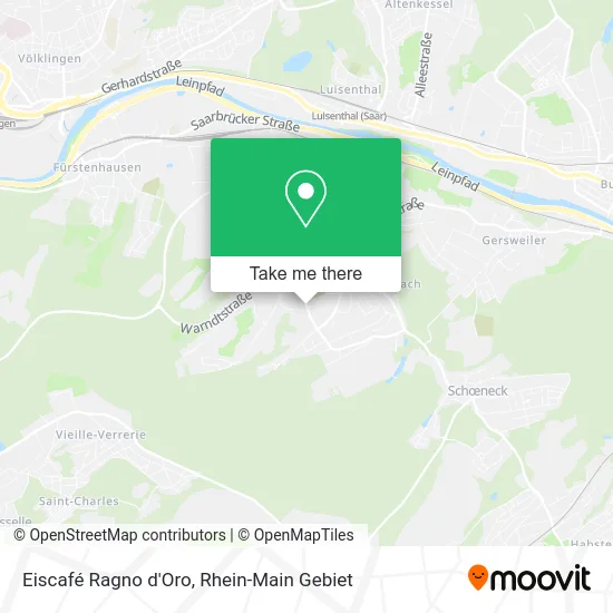 Карта Eiscafé Ragno d'Oro