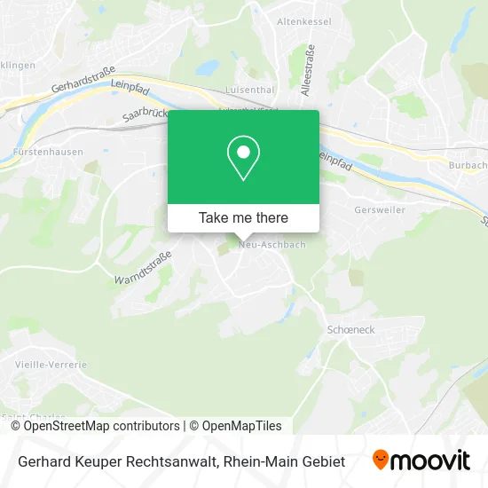 Карта Gerhard Keuper Rechtsanwalt