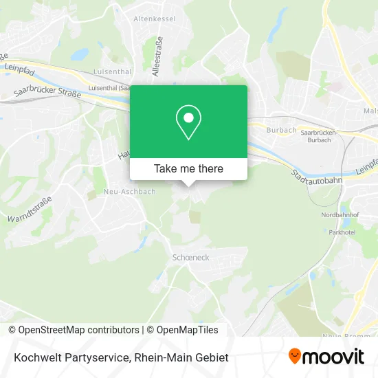 Карта Kochwelt Partyservice