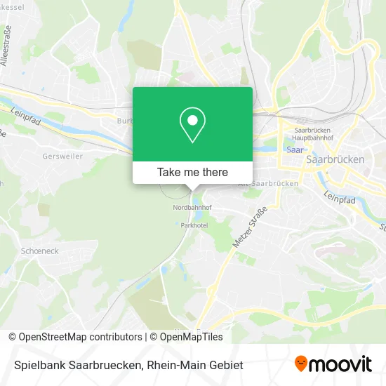 Карта Spielbank Saarbruecken