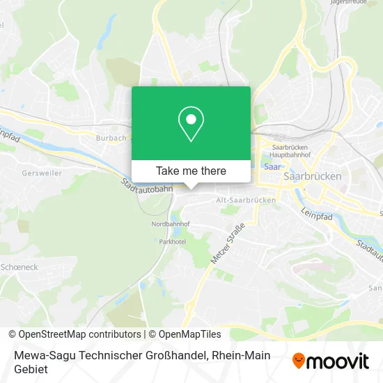Карта Mewa-Sagu Technischer Großhandel