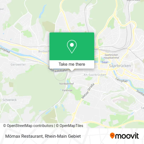 Карта Mömax Restaurant