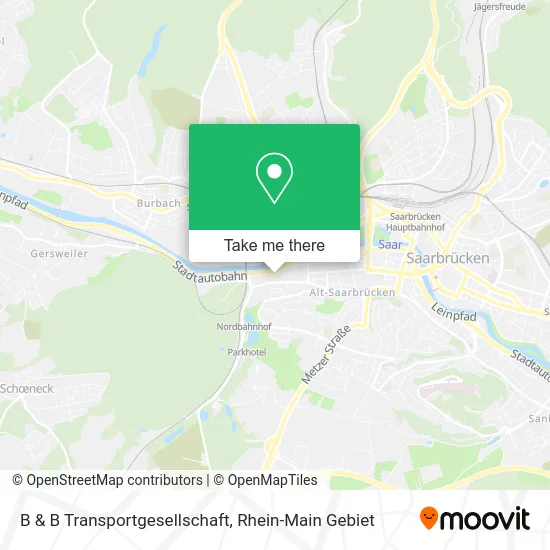 Карта B & B Transportgesellschaft