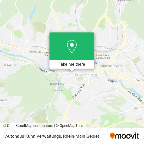 Карта Autohaus Kuhn Verwaltungs