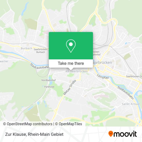 Карта Zur Klause