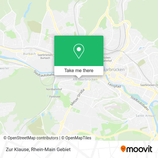 Карта Zur Klause