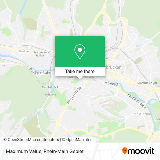 Карта Maximum Value