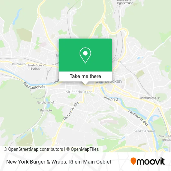 Карта New York Burger & Wraps