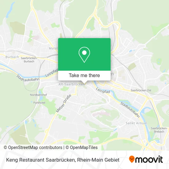Карта Keng Restaurant Saarbrücken