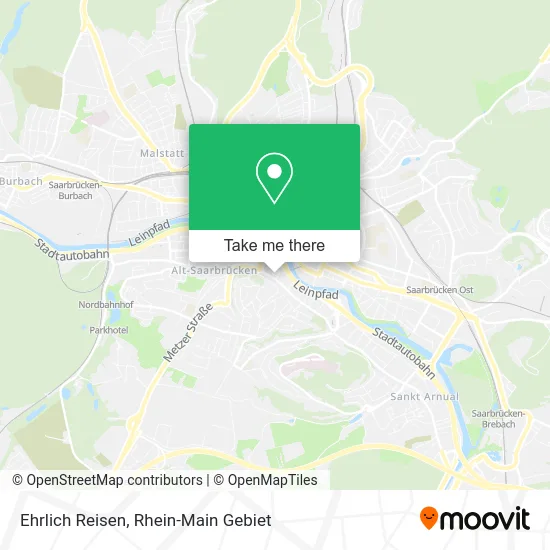 Карта Ehrlich Reisen